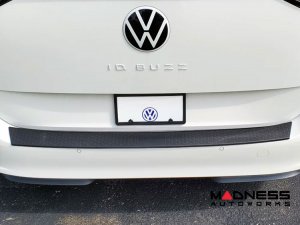 Volkswagen ID. Buzz Rear Bumper Sill Cover - Hexo Pattern - Black Finish Volkswagen ID. Buzz Rear Bumper Sill Cover - Hexo Pattern - Black Finish